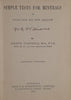 Simple Tests for Minerals, or Every Man His Own Analyst | Joseph Campbell