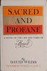 Sacred and Profane: A Novel of the Life and Times of Mozart [Hardcover] | David Weiss