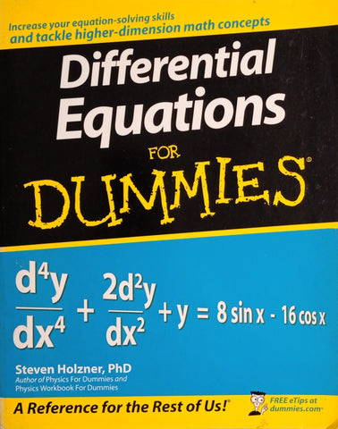 Differential Equations for Dummies | Steven Holzner