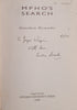 Mpho's Search [Inscribed by the Author] | Sandra Braude