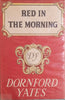 Red in the Morning [Hard Cover] | Dornford Yates