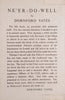 Ne-er-Do-Well [First Edition]| Dornford Yates
