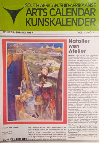 S.A. Kunskalender/S.A. Arts Calendar Vol. 12 No. 3 Winter/Spring 1987 [Afrikaans/English]