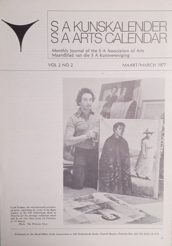 S.A. Kunskalender/S.A. Arts Calendar Vol. 2 No. 2 Maart/March 1977 [Afrikaans/English]