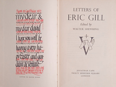 The Letters of Eric Gill | Walter Shewring (ed.)