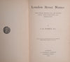 London Street Names, Their Origin, Signification, and Historic Value; with Divers Notes and Observations | F.H. Habben