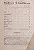 King Edward VII School Magazine Vol. IX, No.2 June, 1922