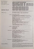 Sight and Sound. International Film Quarterly, Winter 1972/3