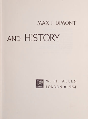Jews, God and History | Max I. Dimont