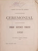 Ceremonial, Union Defence Forces 1930