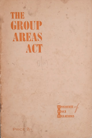 The Group Areas Act | Kenneth Kirkwood