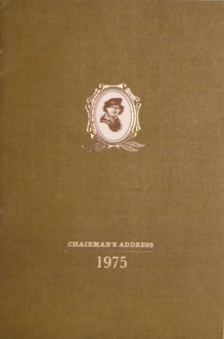 Chairman's Address 1975: Our Future is in the New World | Dr. Anton Rupert
