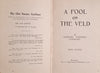 A Fool on the Veld | Leonard Fleming