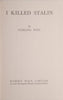 I Killed Stalin [Hardcover] | Sterling Noel