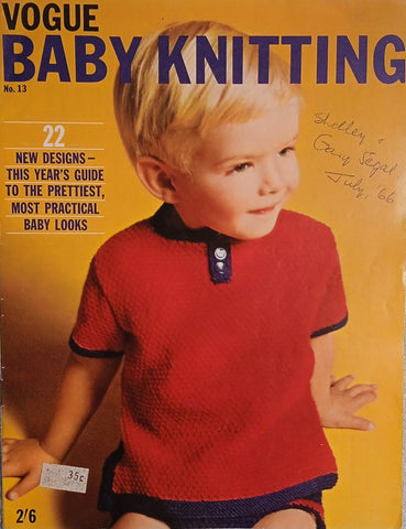 Vogue Baby Knitting No. 13