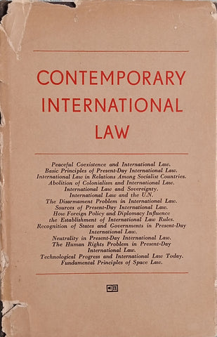 Contemporary International Law | Grigory Tunkin (orig. ed.)