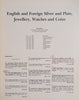 Sotheby's: English and Foreign Silver and Plate, Jewellery, Watches and Coins