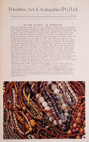 The Bead in Africa: An Introduction [Pamphlet]