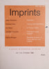 Imprints Vol.1 No.2 October 1996