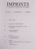 Imprints Vol.1 No.2 October 1996