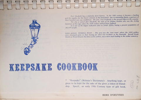 Keepsake Cookbook