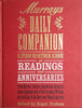 Murray's Daily Companion: A Literary and Historical Almanac of Readings and Anniversaries | Roger Hudson (ed.)