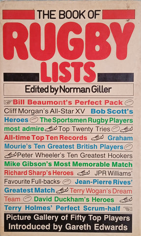 The Book of Rugby Lists | Norman Giller (ed.)