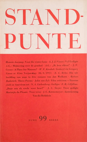 Standpunte 99 Jaargang XXV, No.3 Februarie 1972 [Afrikaans/English]