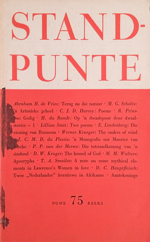 Standpunte 75 Jaargang XXI, No.3 Februarie 1968 [Afrikaans/English]