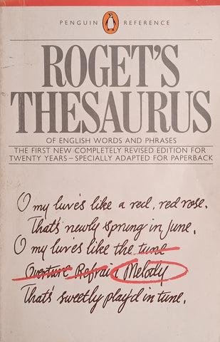 Roget's Thesaurus of English Words and Phrases