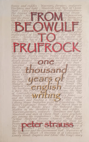 From Beowulf to Prufrock: One Thousand Years of English Writing | Peter Strauss