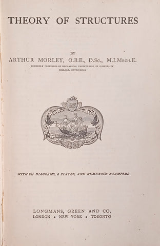 Theory of Structures | Arthur Morley