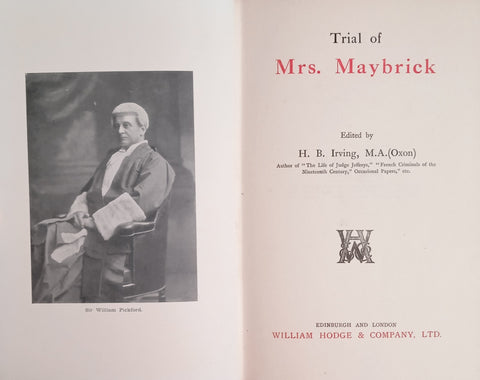 The Trial of Mrs. Maybrick | H.B. Irving (ed.)