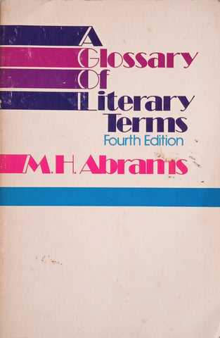 A Glossary of Literary Terms | M.H. Abrams