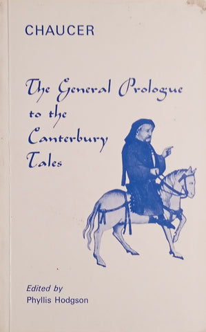 Chaucer: The General Prologue to the Canterbury Tales | Phyllis Hodgson (ed.)