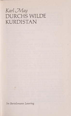 Durchs Wilde Kurdistan [German] | Karl May