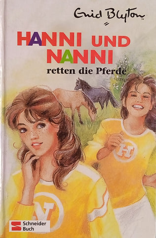 Hanni und Nanni Retten die Pferde [German] | Enid Blyton