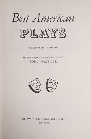 Best American Plays: Third Series 1945-1951 | John Gassner (ed.)