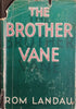 The Brother Vane and Other Stories | Rom Landau