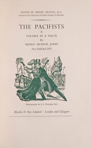 The Pacifists: A Parable in a Farce | Henry Arthur Jones