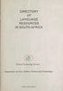 Directory of Language Resources in South Africa