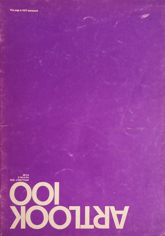 Artlook 100, April/May 1976, Vol. 9, No. 2