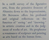 Seeing and Knowing | Bernard Berenson