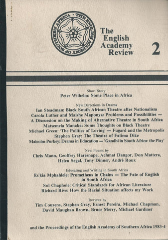 The English Academy Review (Vol. 2)