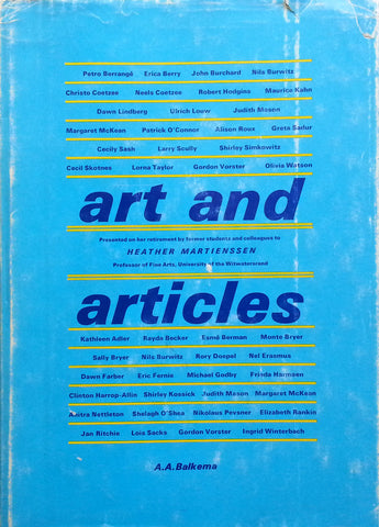 Art and Articles in Honour of Heather Martienssen | Frieda Harmsen (Ed.)