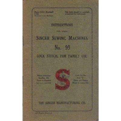 Instruction for Using Singer Sewing Machines | Singer Manufacturing Co.
