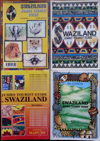 Lot of 4 Jumbo Tourist Guides to Swaziland | Hazel Hussey