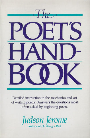 The Poet's Handbook (Copy of Actor Bruce Millar) | Judson Jerome