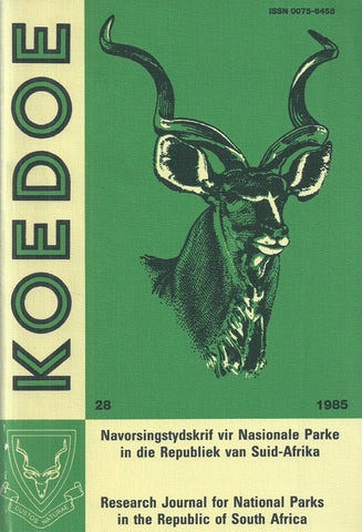 Koedoe (Vol. 28, 1985)