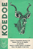 Koedoe (No. 9, 1966, With 3 Articles on the Kruger National Park)